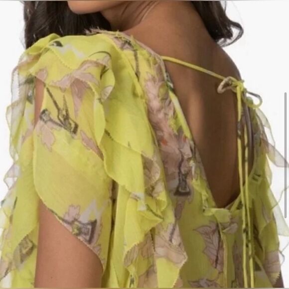 Zadig&Voltaire Rivel Floral Chiffon Dress. NWT - Picture 2 of 10